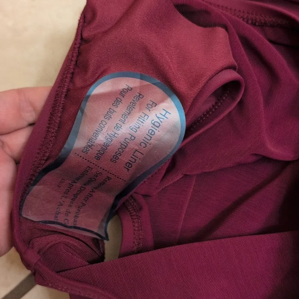 NEW TYR One Piece Swimsuit Wine Purple Red Color Size XS